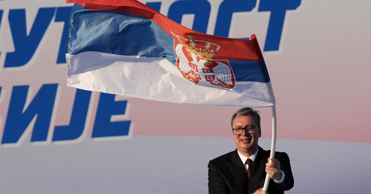 Serbia’s populist President Vucic says he will resign within weeks