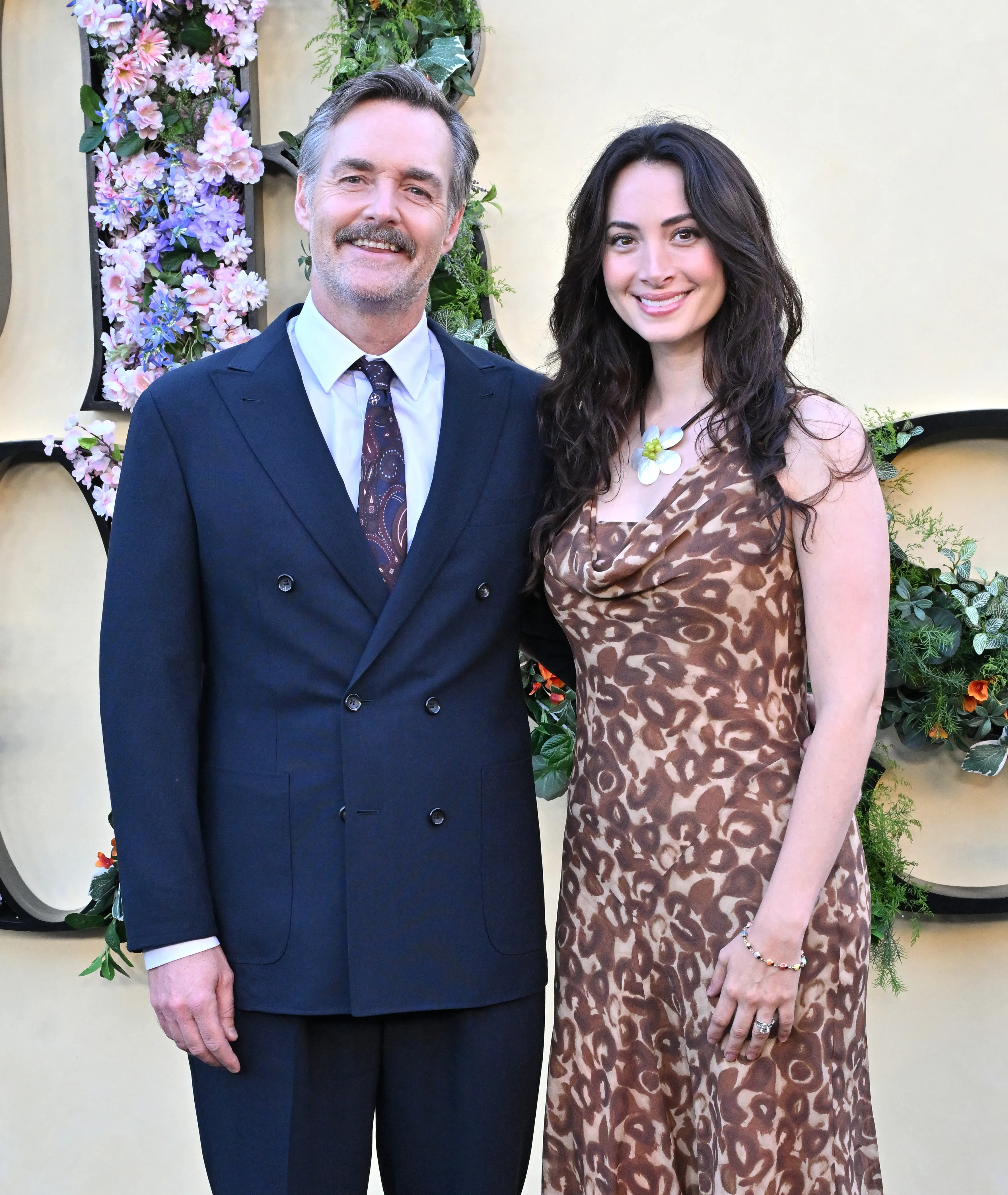 US actor Will Forte and his wife Olivia Modling.