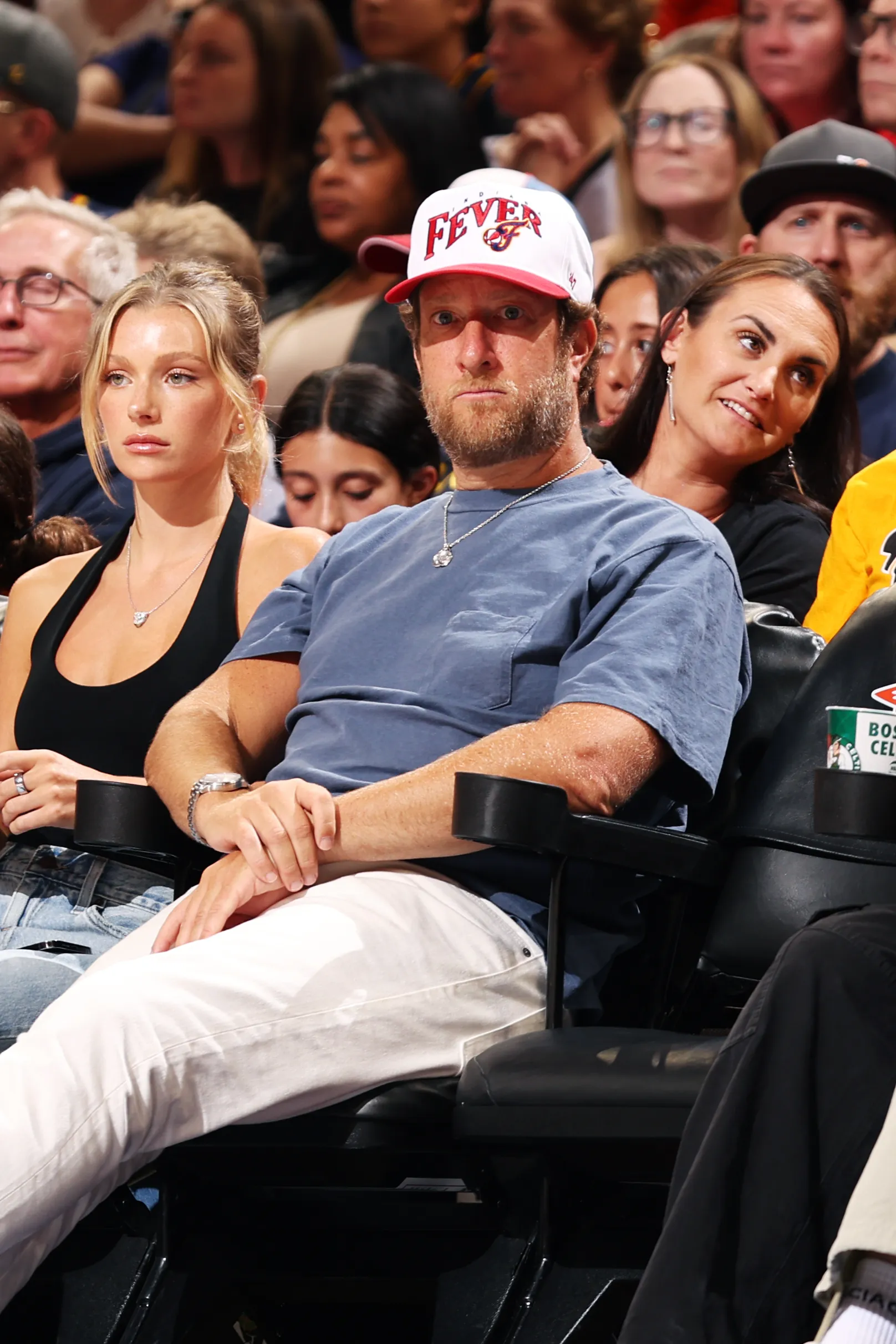 Dave Portnoy at a WNBA game.
