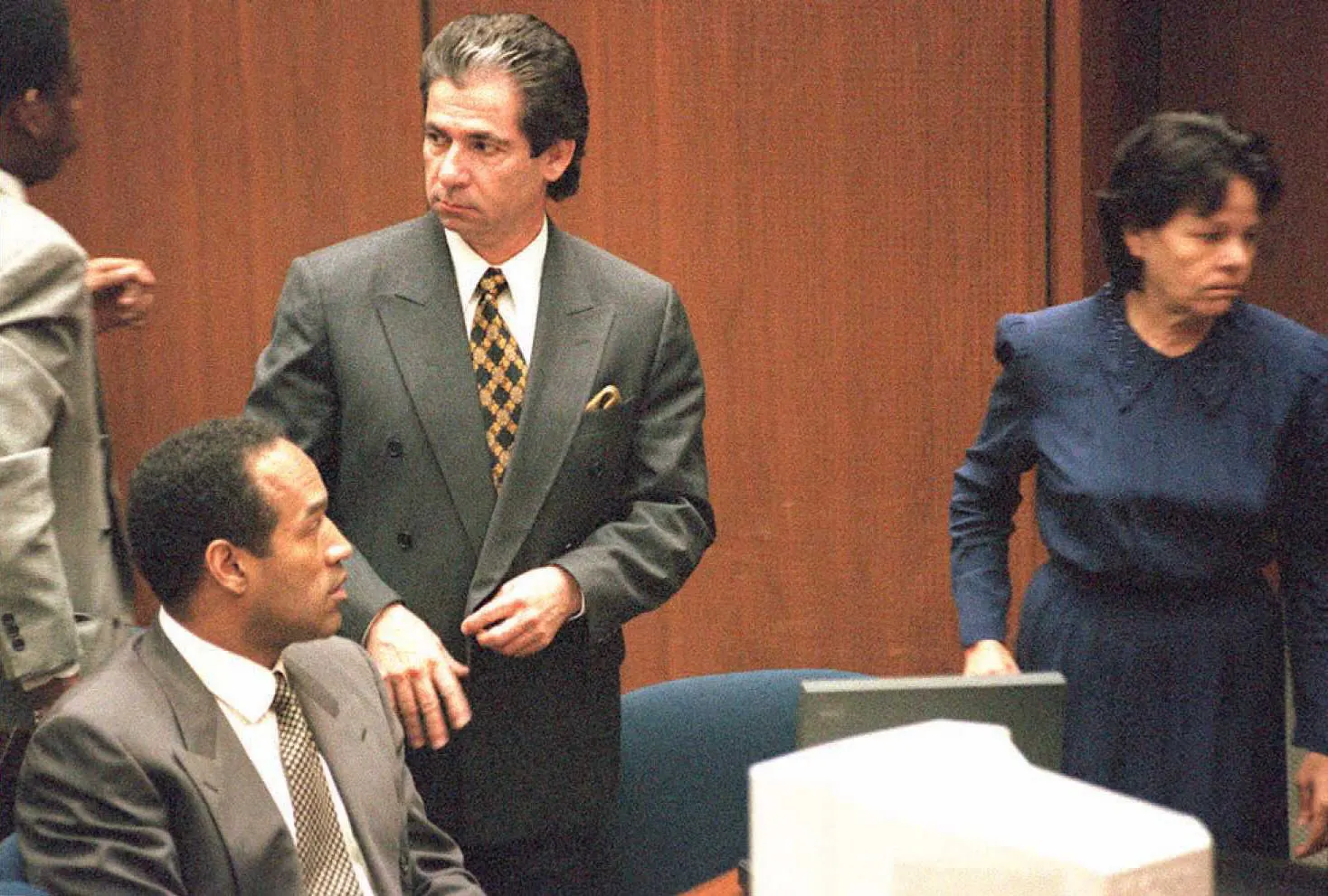 OJ Simpson during his trial