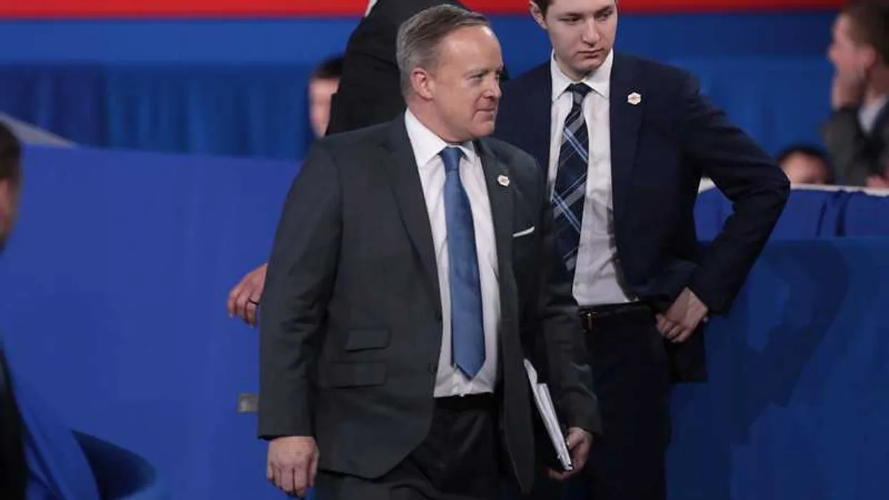 ‘I’m not crying!’ Sparks fly as Sean Spicer told to ‘go serve in Iran’ after defending war