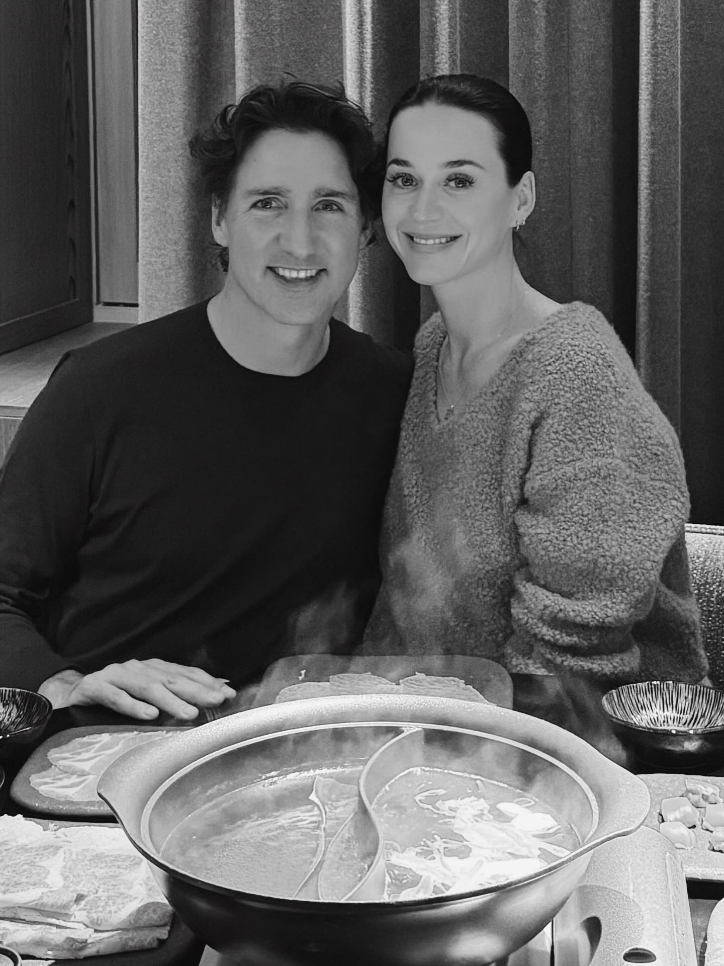 Justin Trudeau and Katy Perry