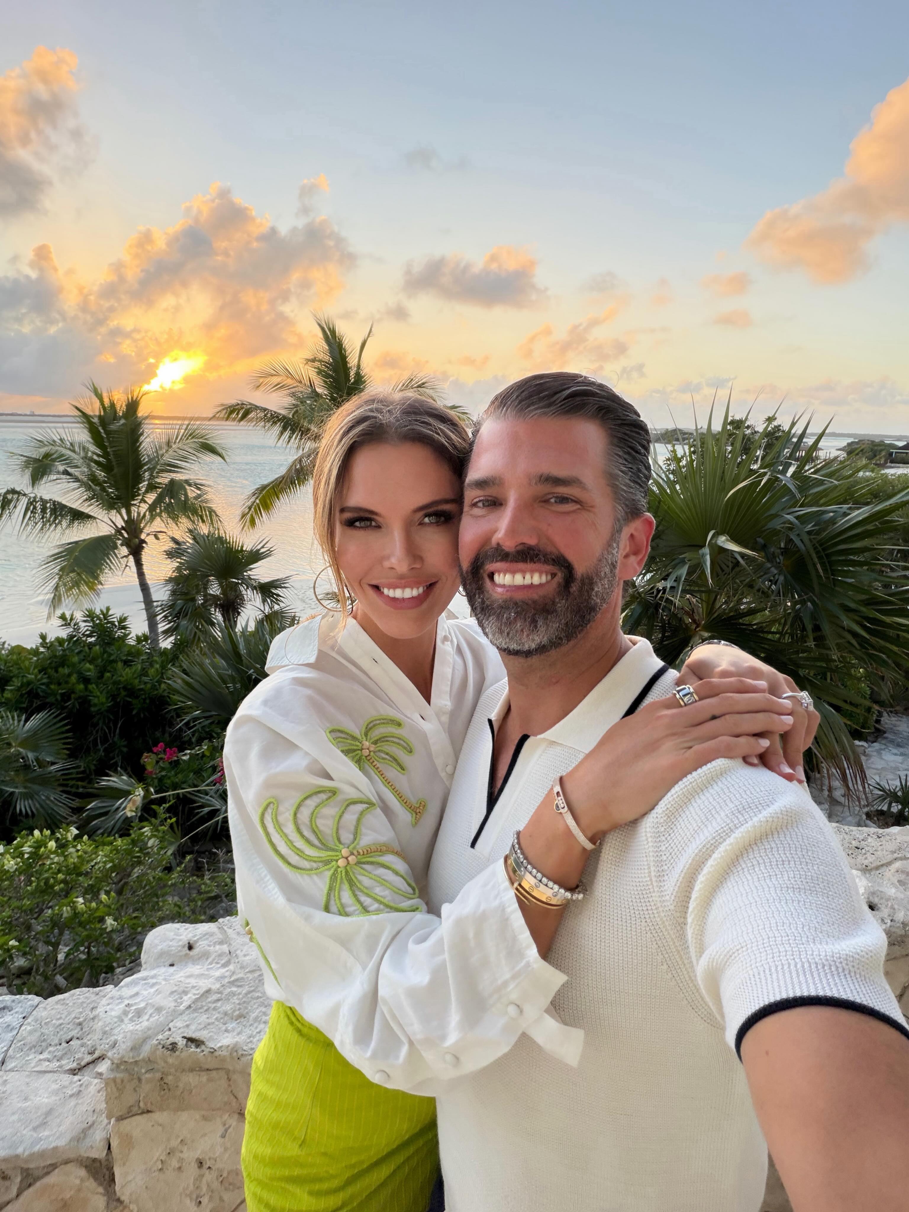 Bettina Anderson and Donald Trump Jr.