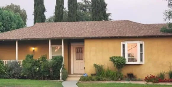 The Altadena home of Cynthia Perello before it burned down.