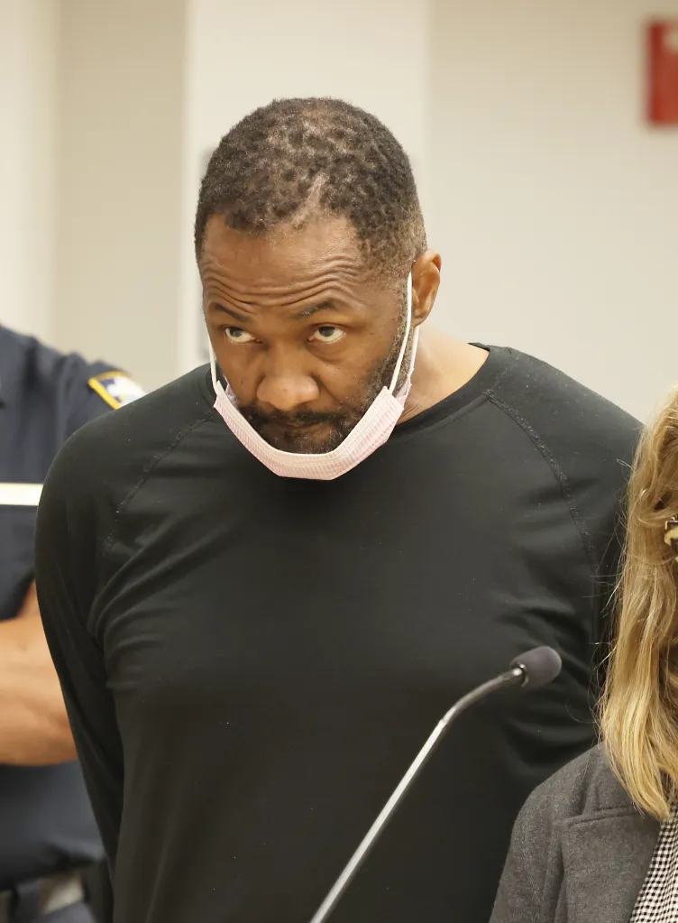 Defendant Michael Foster at his arraignment.