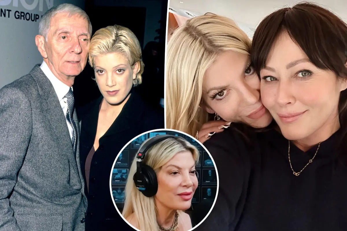 Tori Spelling admits she cried more over Shannen Doherty’s death than her dad Aaron’s passing