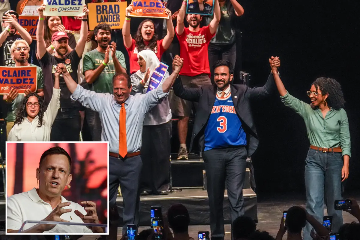 Billionaire Peter Thiel stuns liberal crowd, warns democratic socialists will take over their party