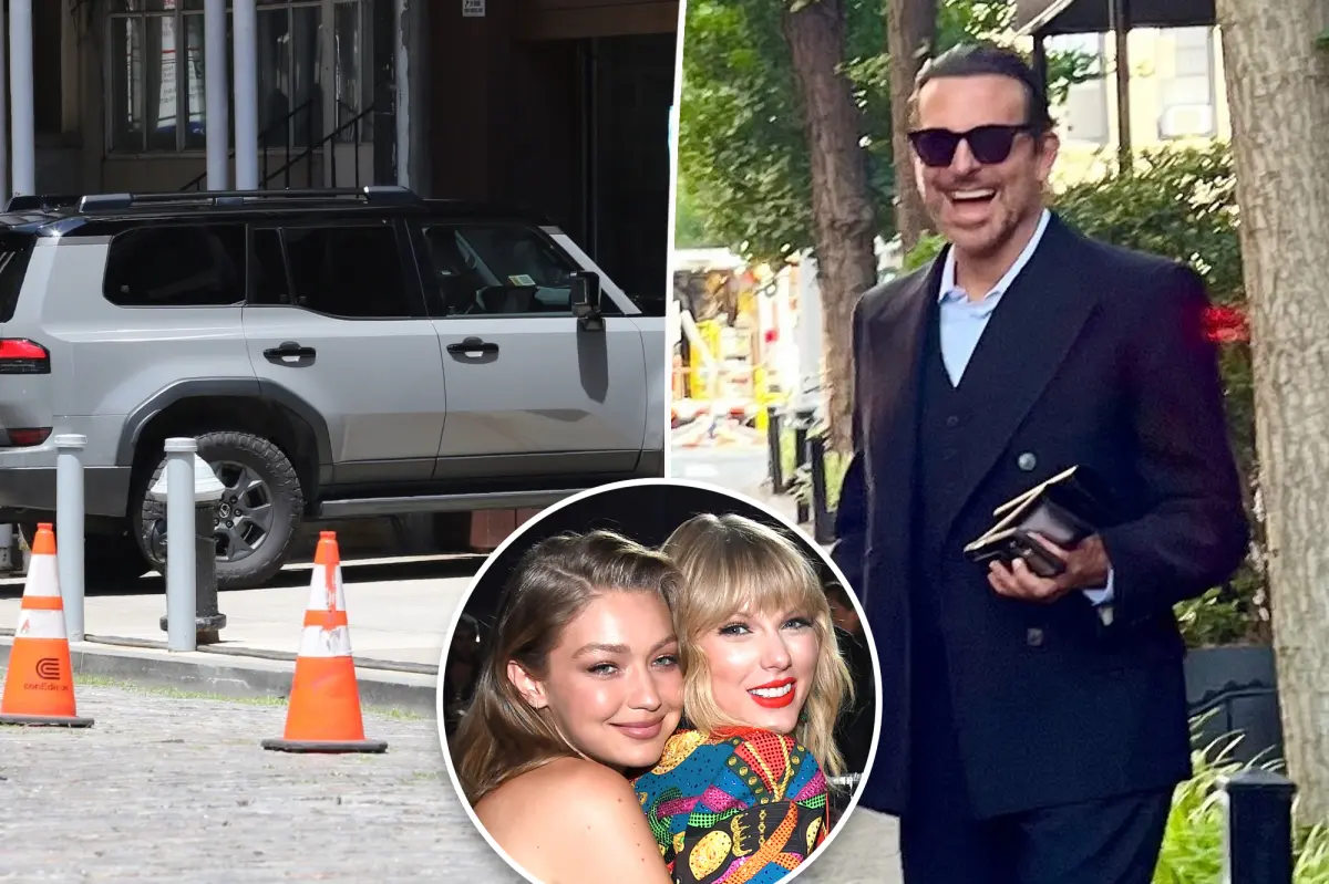 Gigi Hadid and Bradley Cooper make their way to Taylor Swift, Travis Kelce’s rehearsal dinner at MSG