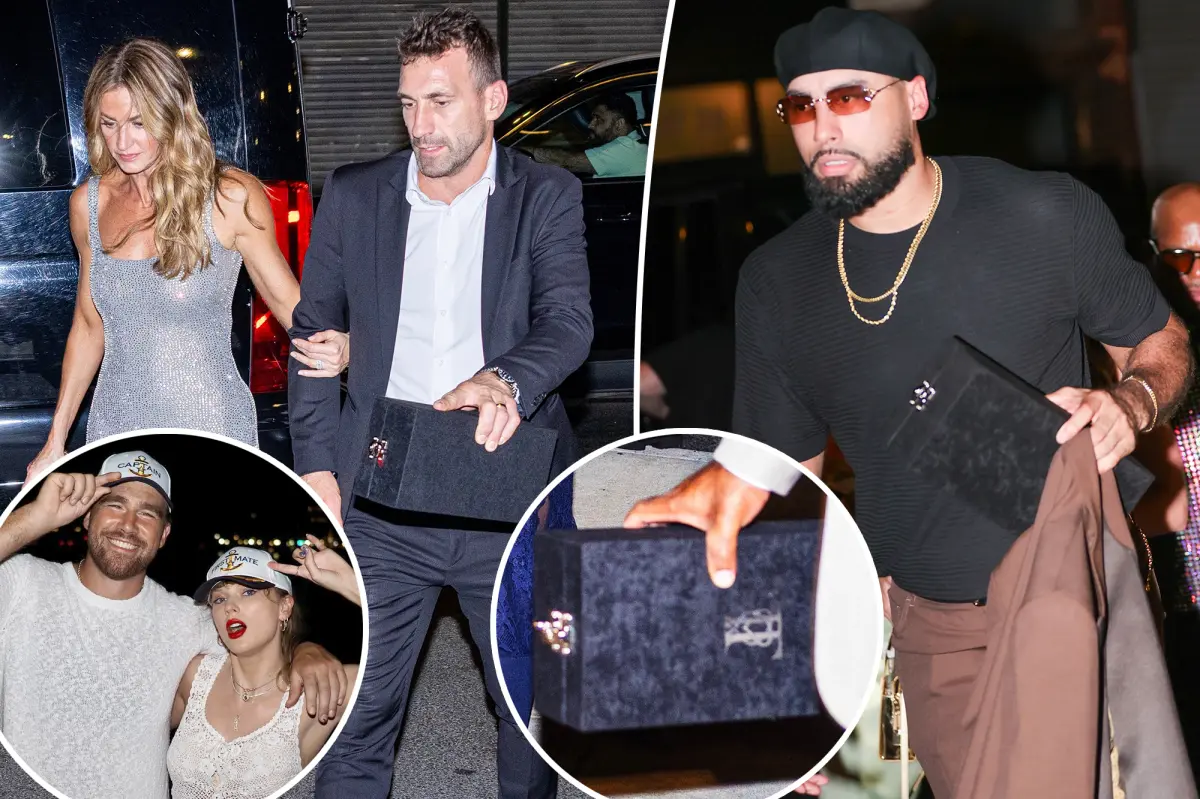 Taylor Swift and Travis Kelce gift rehearsal dinner guests diamond-encrusted keepsake
