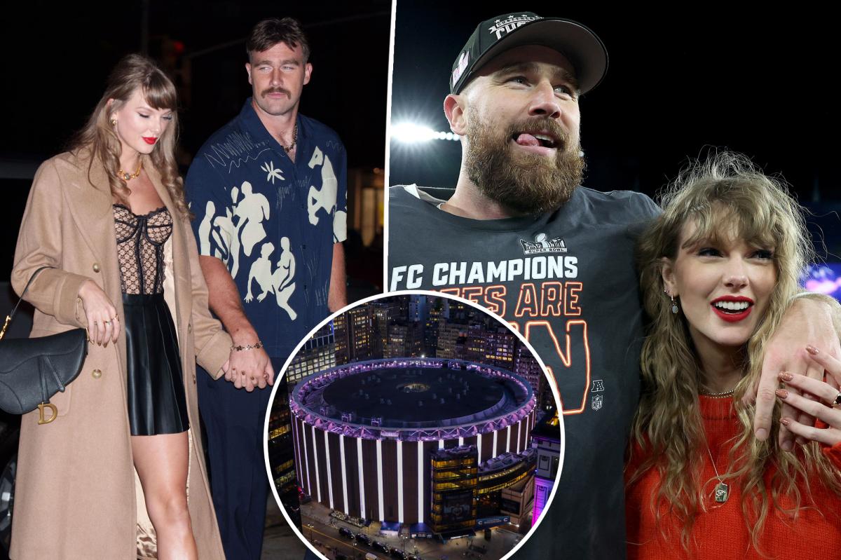 Leaked video inside Taylor Swift, Travis Kelce’s MSG wedding shows walls lined with never-before-seen pics of couple