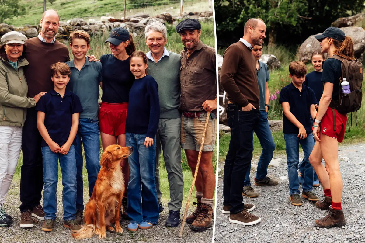 Kate Middleton shows off new photos posing with all three kids — including a surprisingly tall Prince George