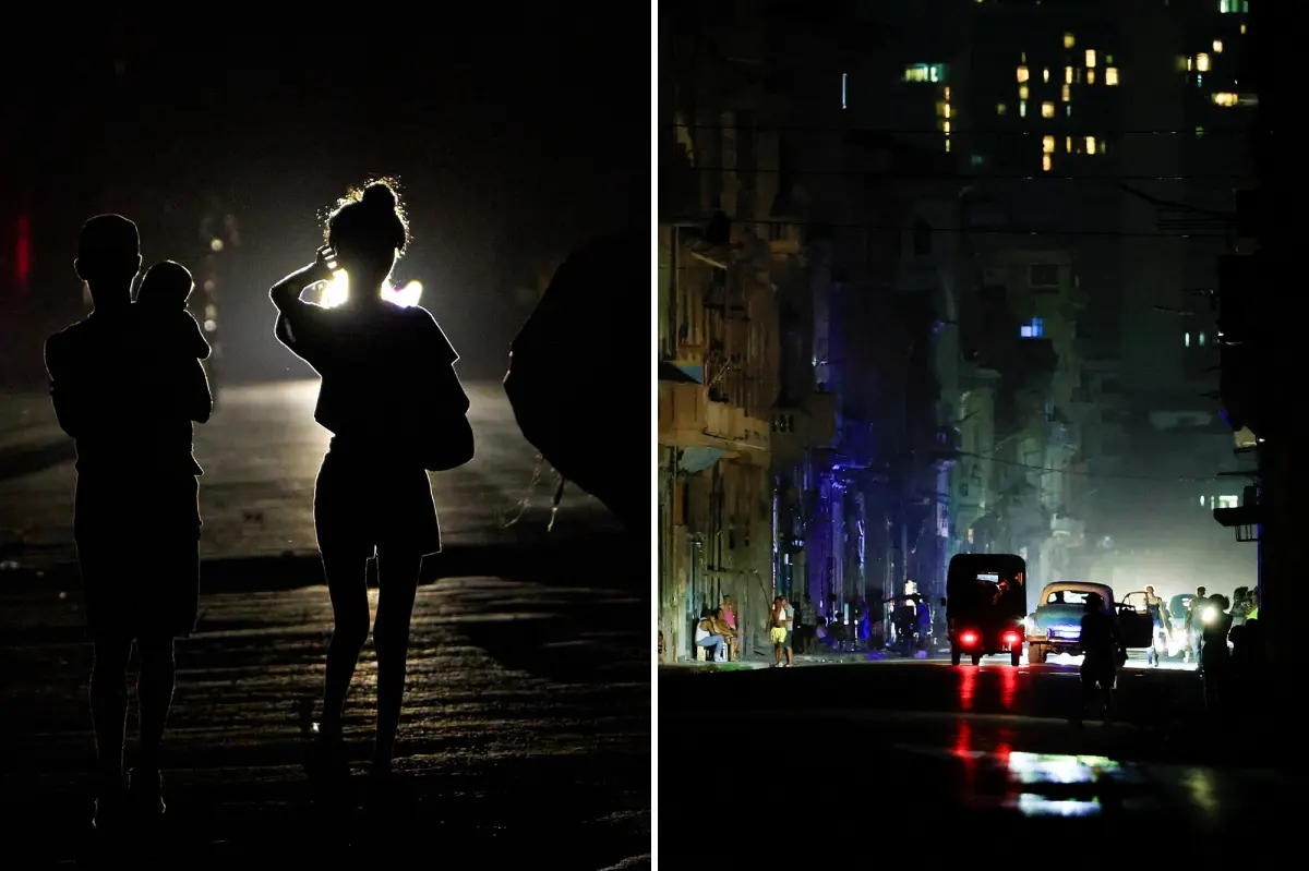 Cuba plunges into island wide blackout power outage as US oul blockade dries up fuel supplies