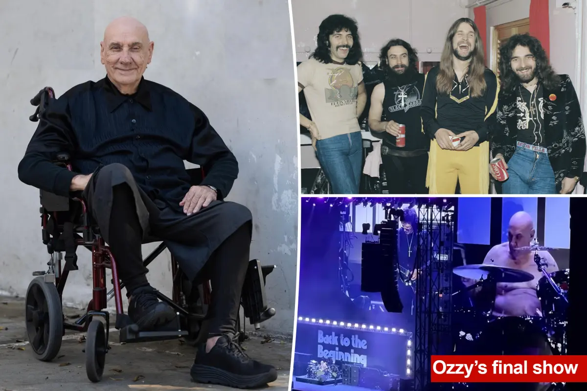 Black Sabbath drummer Bill Ward reveals he’s confined to wheelchair — nearly one year after Ozzy Osbourne’s death