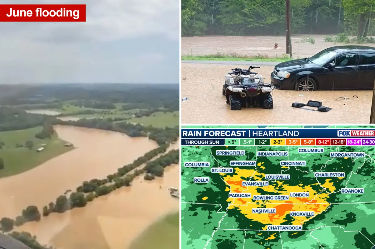 30 million across the Heartland, Northeast face renewed flood threat as rounds of rain sweep across regions