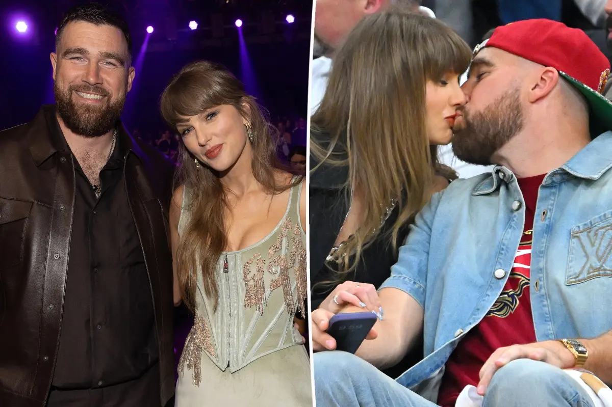 Taylor Swift and Travis Kelce make first appearance post-wedding at former teammate’s nuptials