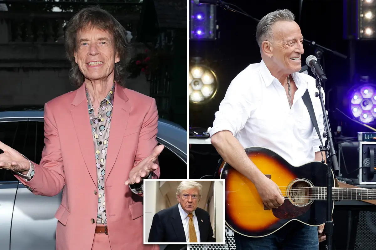 Mick Jagger says fans don’t want political lectures at concerts after Bruce Springsteen’s anti-Trump speeches