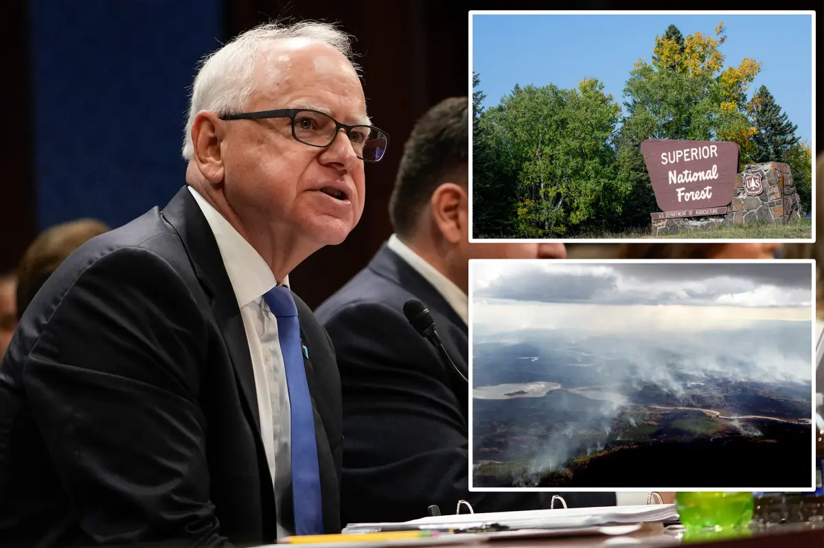 Tim Walz mobilizes National Guard to battle wildfires in Minnesota