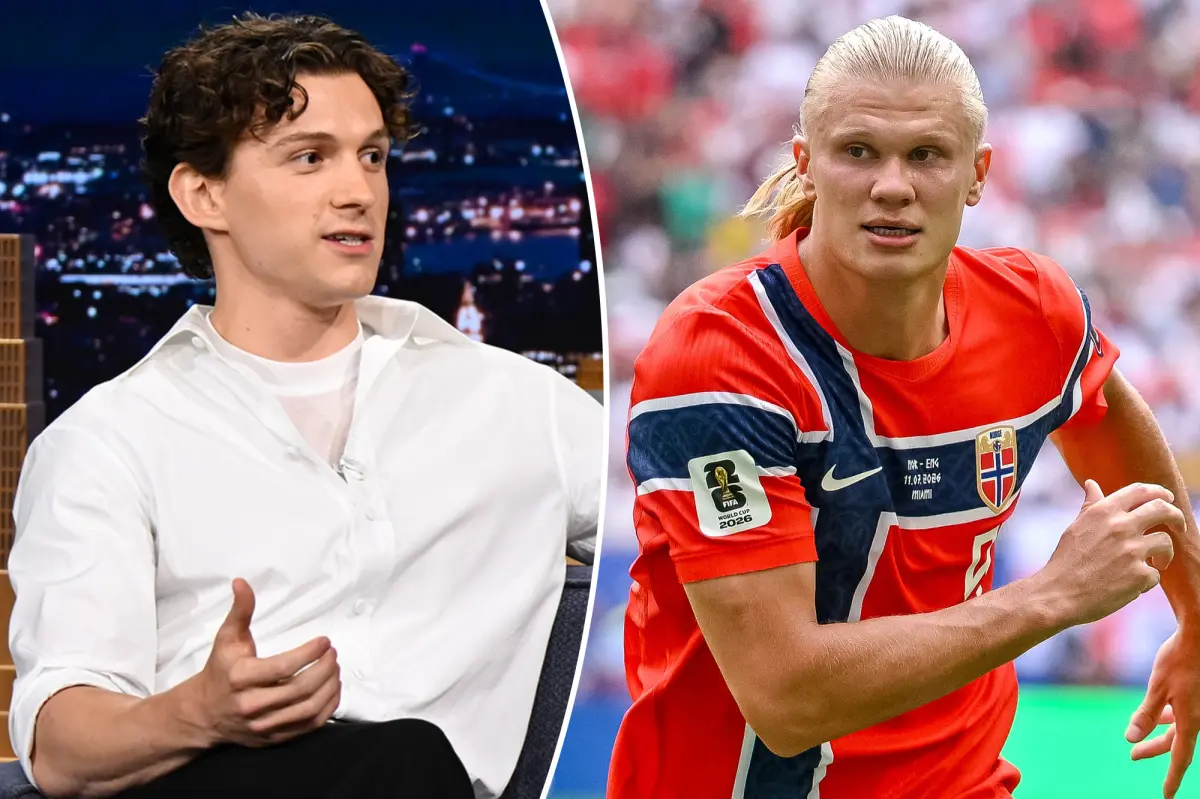 Norway soccer superstar Erling Haaland snubs Tom Holland’s offer to ‘hang out’