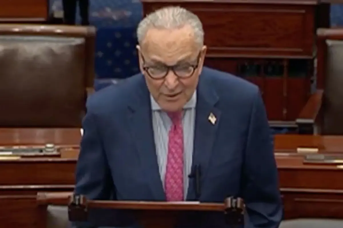 Chuck Schumer appears to let loose huge fart on Senate floor