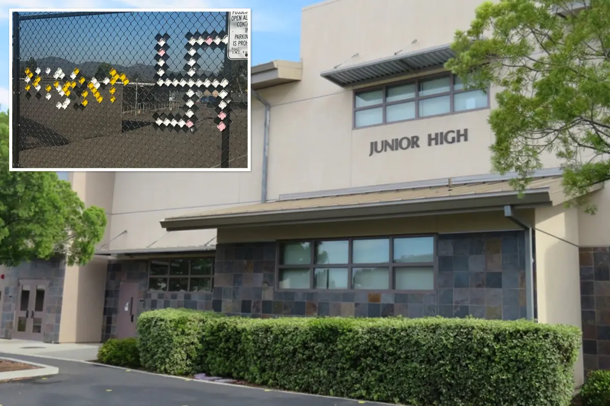Swastika and racial slur removed from California elementary school – parents outraged on social media