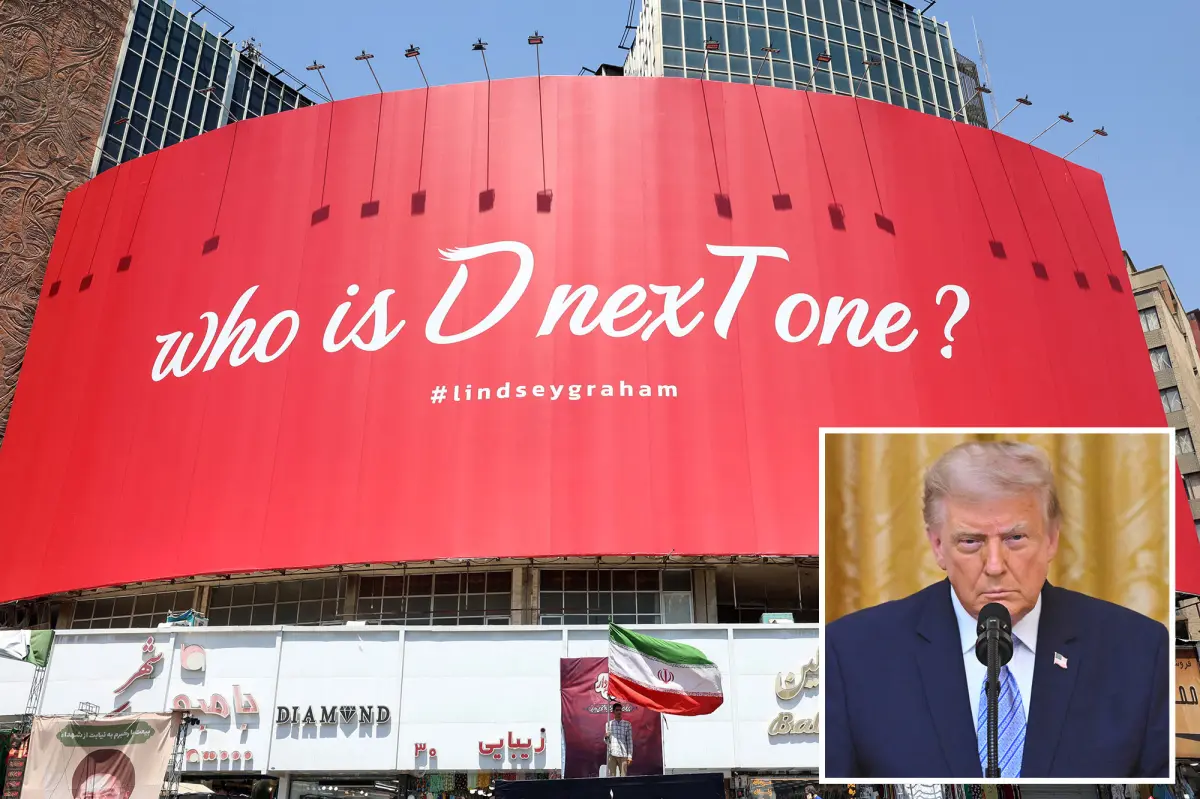 New Iranian billboard threatens Trump is ‘next one’ after death of regime critic Lindsey Graham