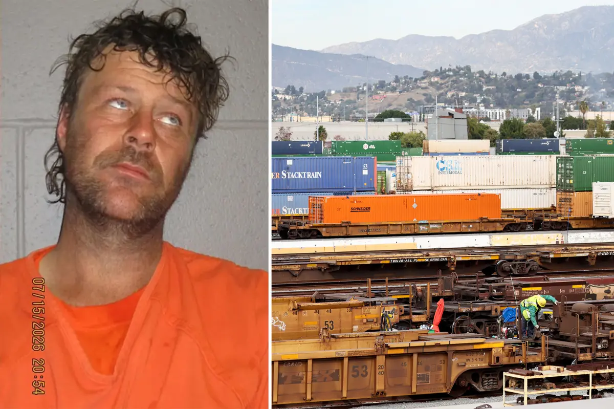 Arizona man who allegedly rode naked atop moving locomotive arrested after bizarre train stunt