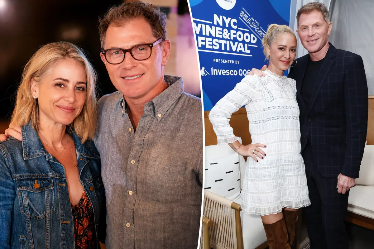 Bobby Flay gets ‘cozy’ and ‘affectionate’ with girlfriend Brooke Williamson on rare date night