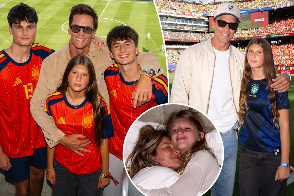 Tom Brady’s daughter Vivian, 13, is Gisele Bündchen’s mini-me in new World Cup photos