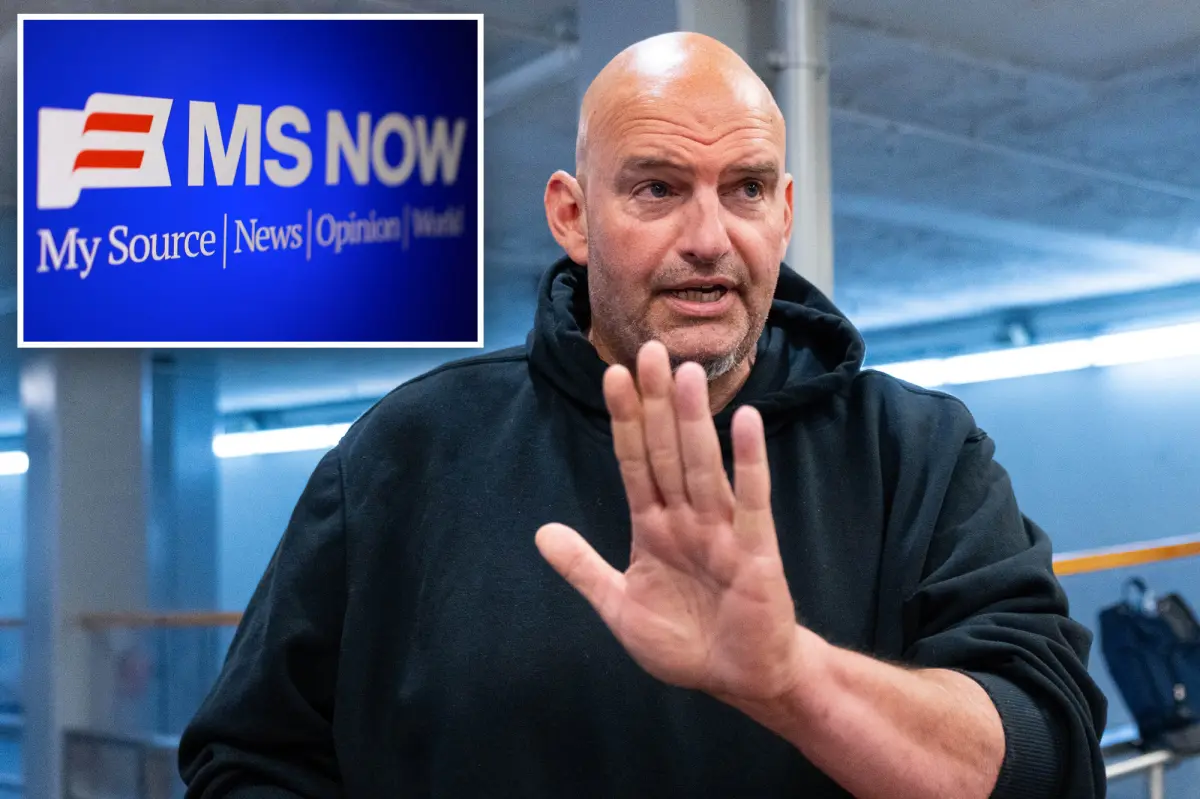 MS NOW denies John Fetterman’s claim network won’t invite him on — and shares screenshots of appearances