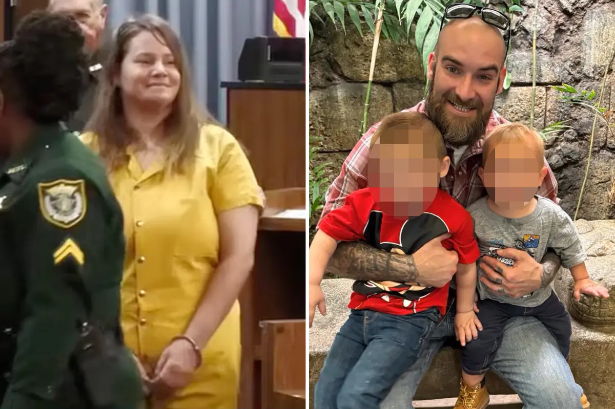 Mom who murdered her ex while he picked up their kids from daycare smiles as gets huge sentence
