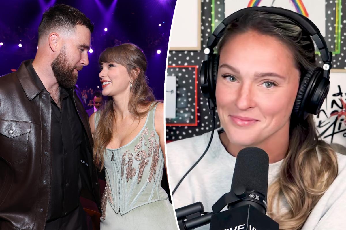 Kylie Kelce details Taylor Swift and Travis’ ‘absolutely magical’ wedding