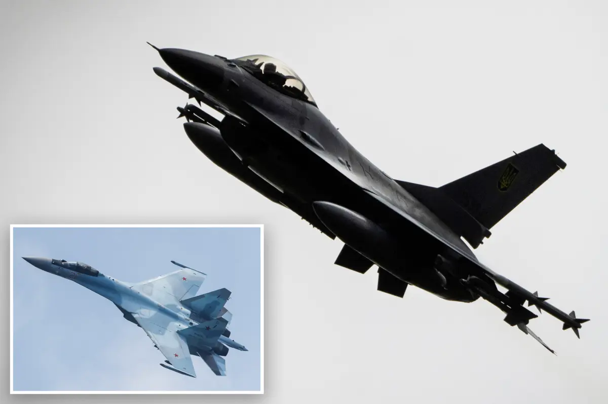 Ukrainian F-16 fighter makes history striking down Russian Su-35 jet in war’s first