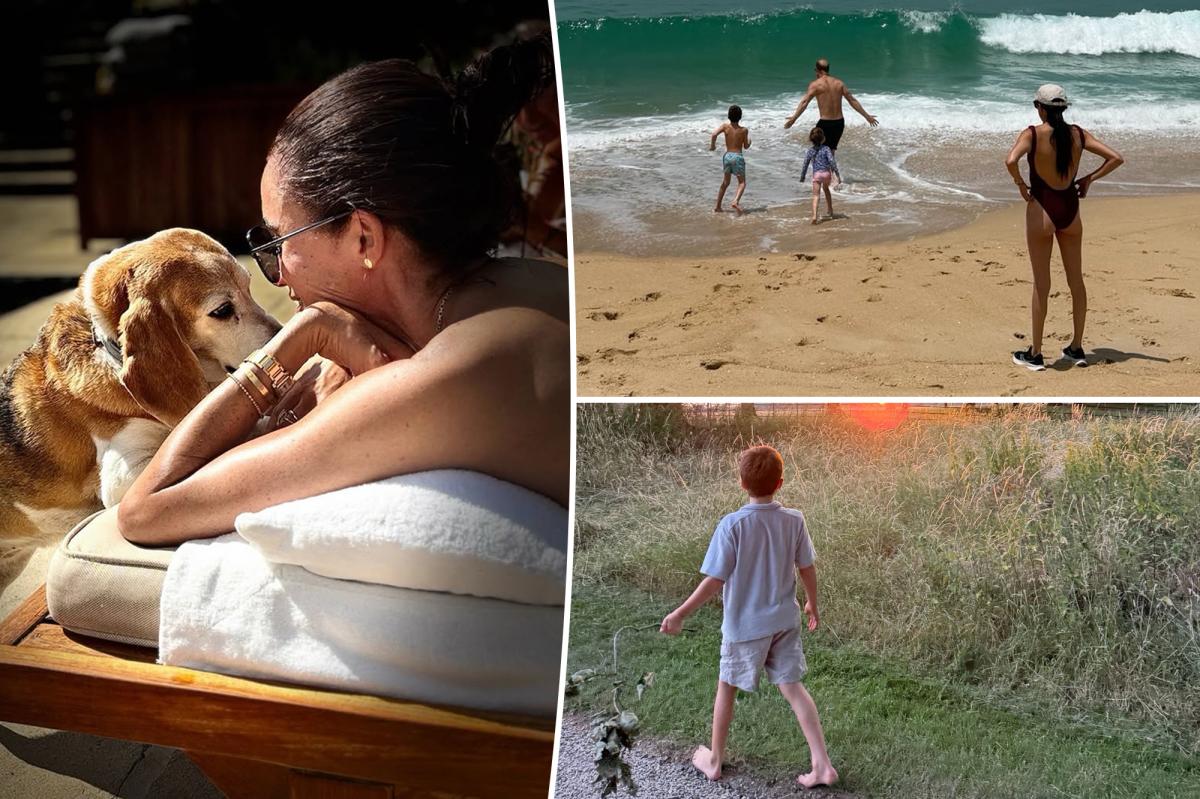 Meghan Markle, Prince Harry sport swimsuits in intimate family photos from summer holiday in Portugal, English countryside