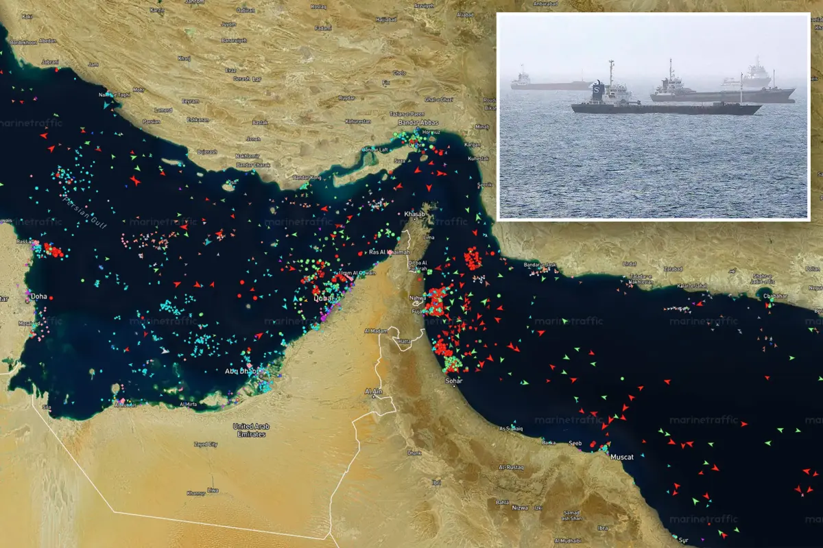 Tanker hits mine in the Strait of Hormuz as Iran intercepts six vessels