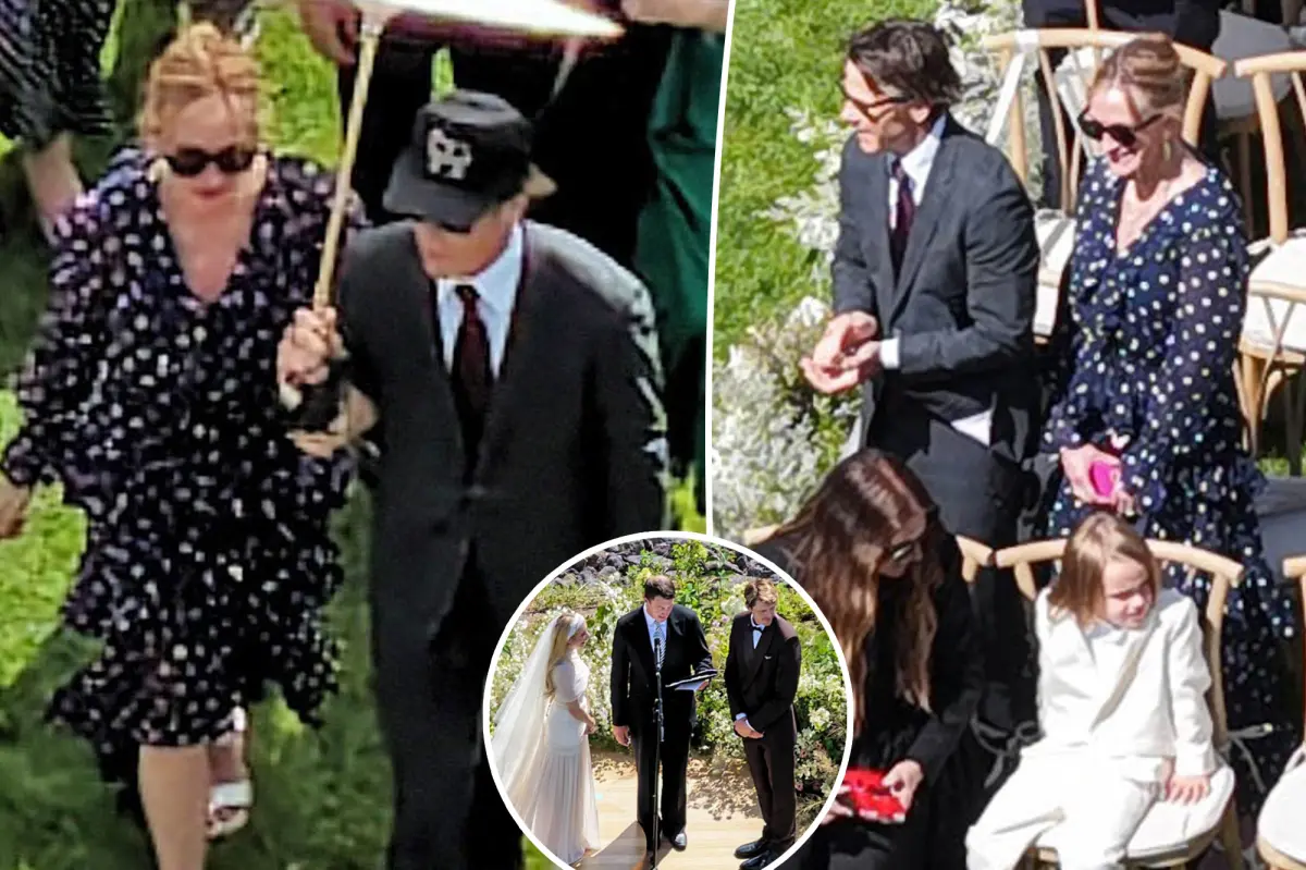 Julia Roberts attends niece Emma’s outdoor Idaho wedding to Cody John