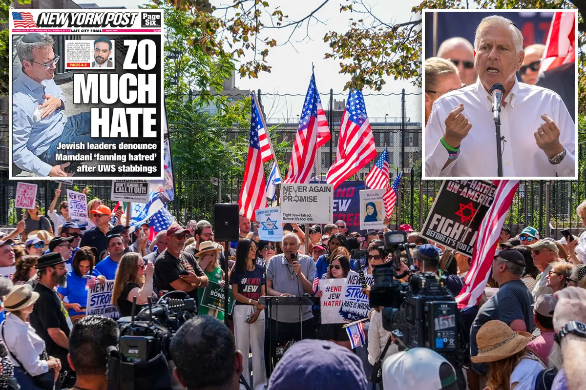 Blakeman, Jewish leaders slam Mamdani at NYC rally for fueling antisemitism before UWS hate crime stabbing