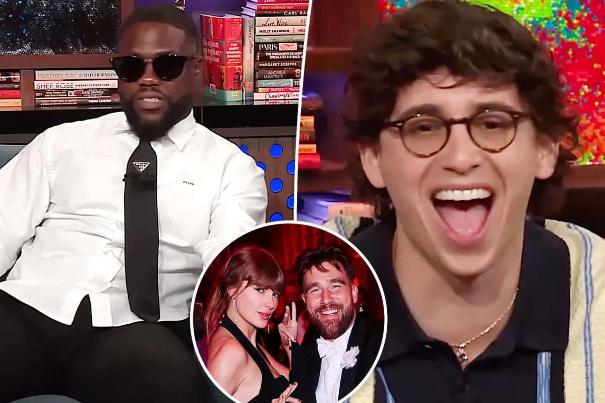Taylor Swift and Travis Kelce wedding guest insists he didn’t sneak in phone as Kevin Hart calls him out