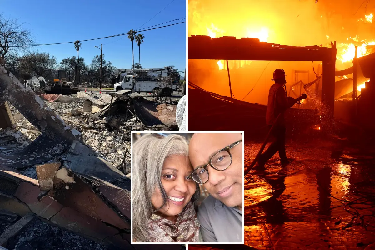 California couple flee monster wildfire in France — a year after home was destroyed by Eaton Fire