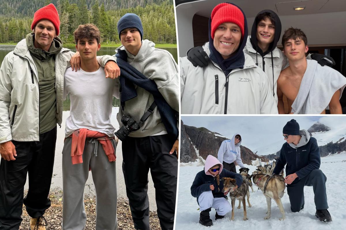 Tom Brady’s sons look all grown up in rare family photos from ‘trip of a lifetime’ in Alaska