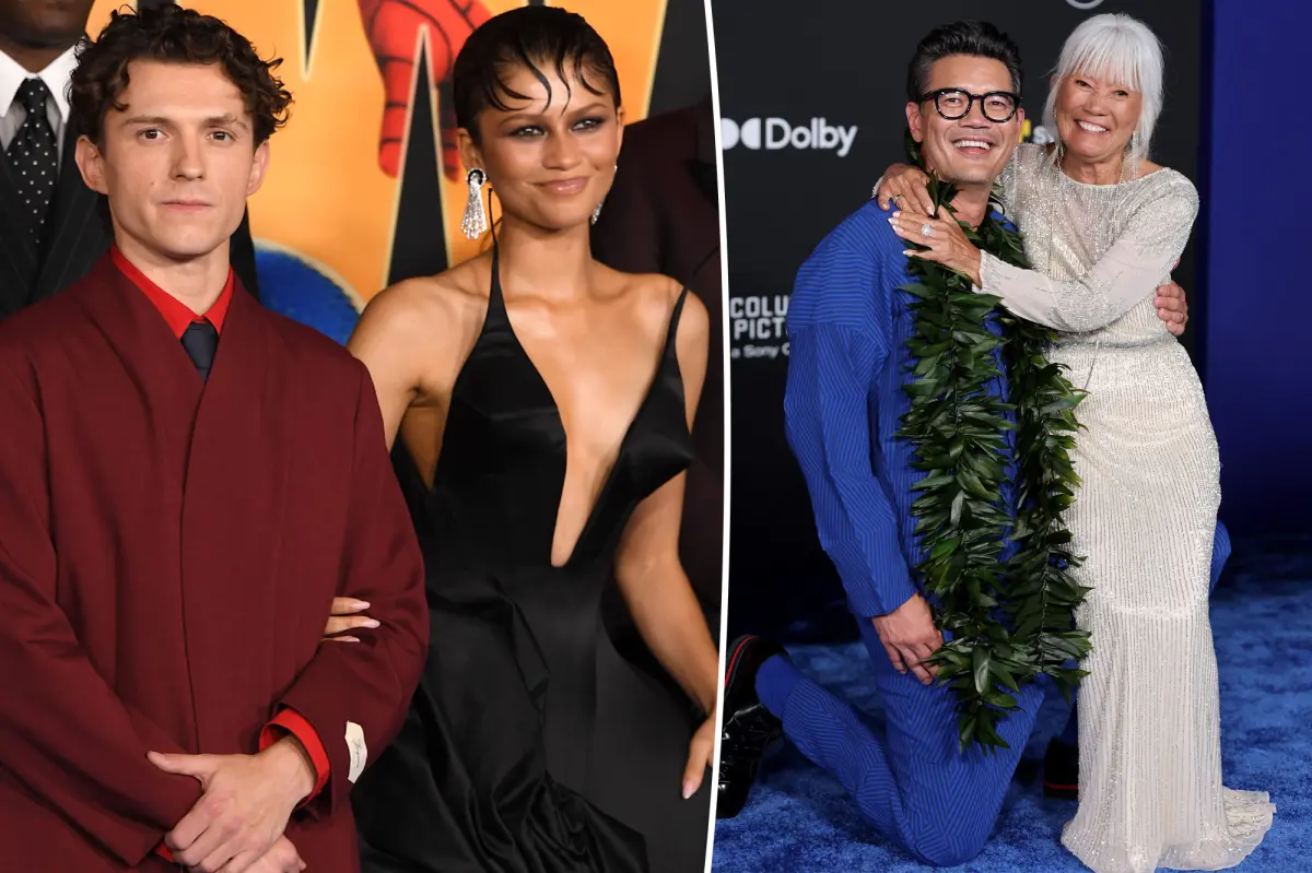 ‘Spider-Man: Brand New Day’ director brings mom as date to star-studded Hollywood premiere