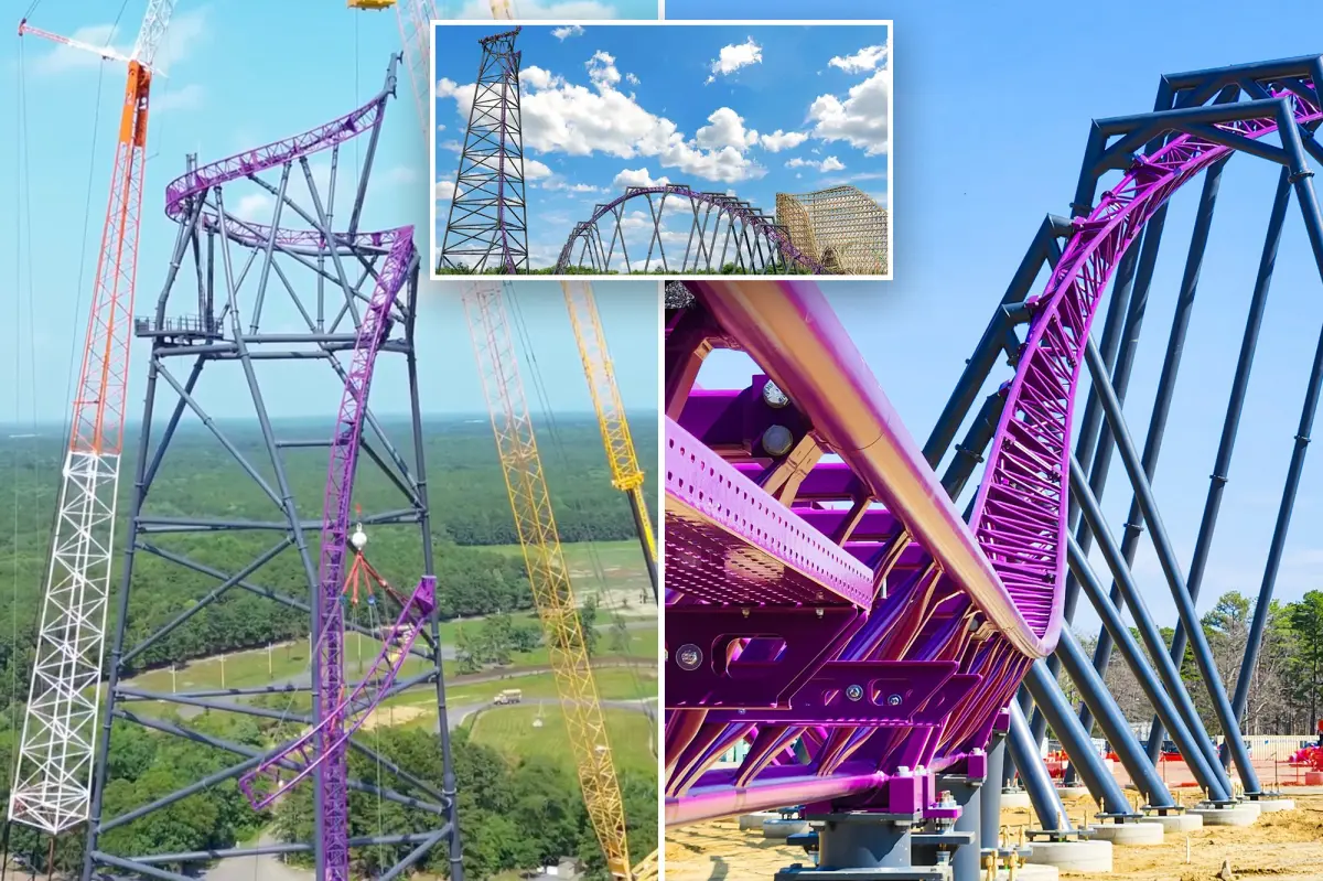 Six Flags unveils 382-foot roller coaster set to shatter 6 world records
