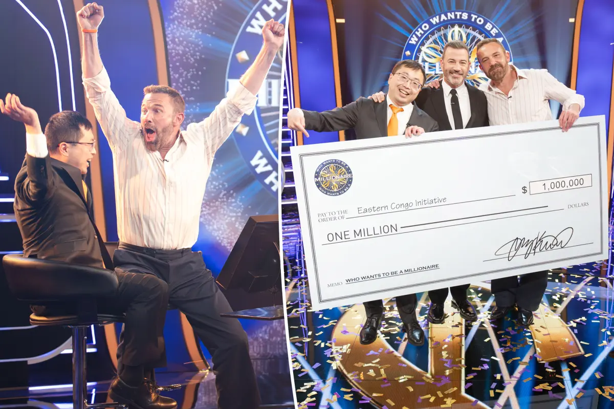 Ben Affleck wins elusive $1M prize with ‘Jeopardy!’ champ Jamie Ding on ‘Who Wants to Be a Millionaire’