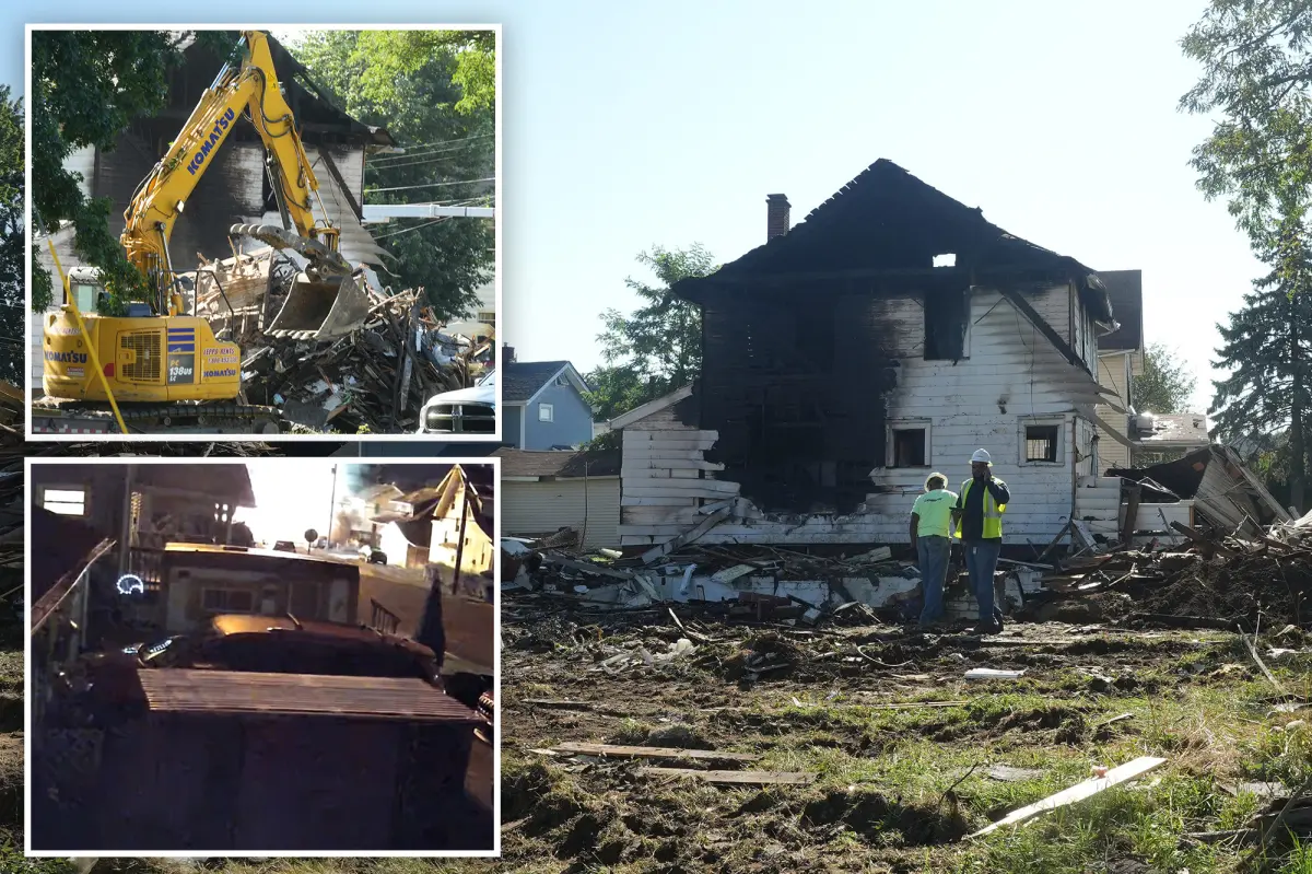 Massive home explosion caught on wild video as 2 launched from ‘missile’-like blast somehow survive