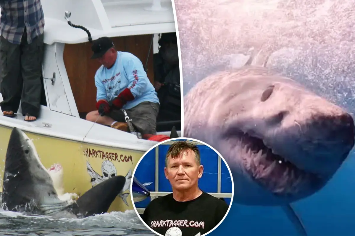 California’s top shark tracker has a message for swimmers as great whites multiply: ‘They’re only there for one reason’