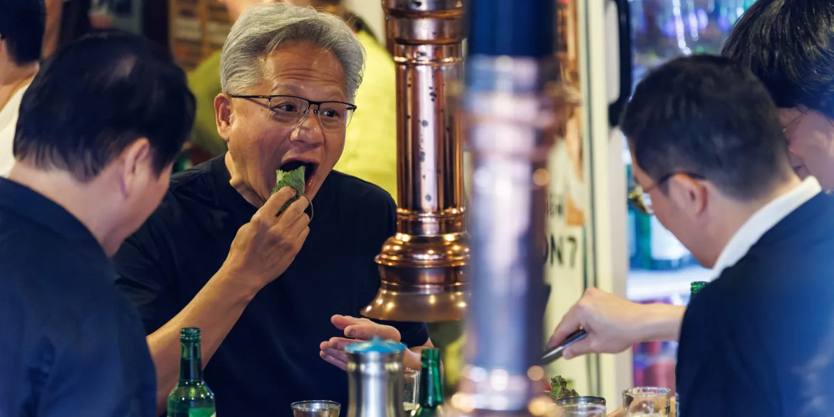 As Big Tech showers employees with perks to win the talent war, Nvidia built a nearly $5 trillion company by making people pay for their own lunch