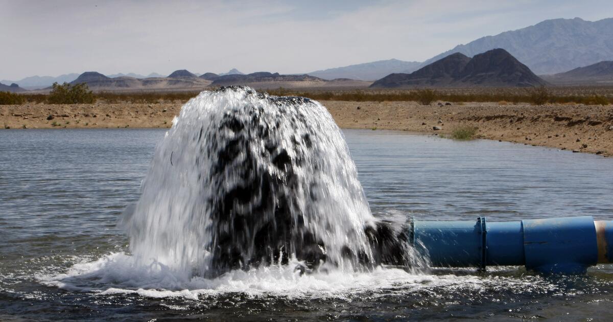 Trump administration approves California company’s plan to pipe water out of the Mojave Desert