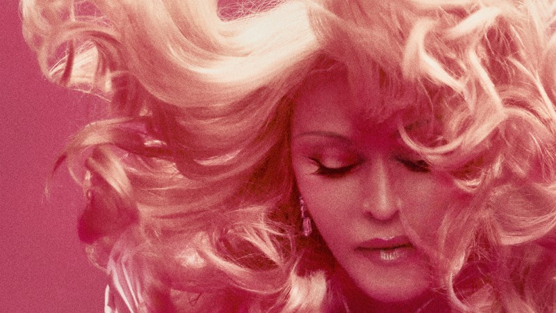 a crop showing Madonna