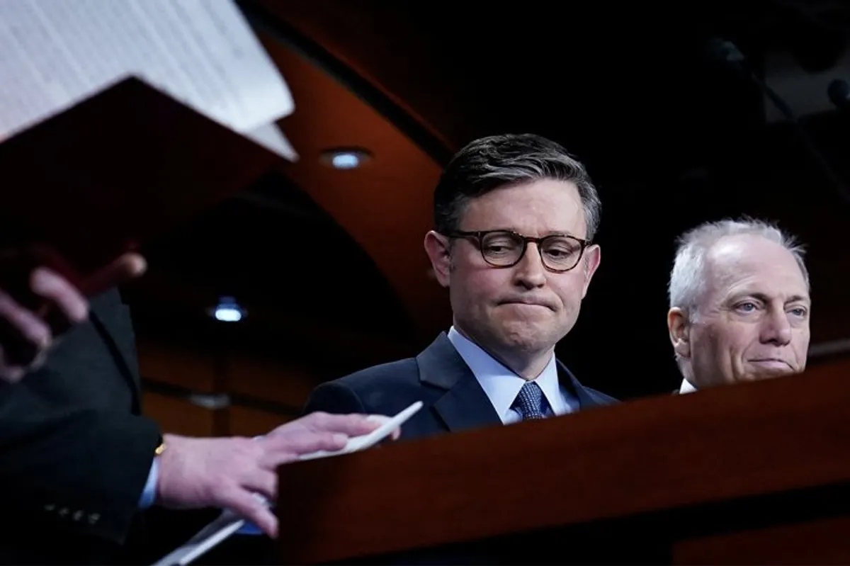 ‘Liar!’: Furious Morning Joe hammers Mike Johnson for ducking reporter’s question