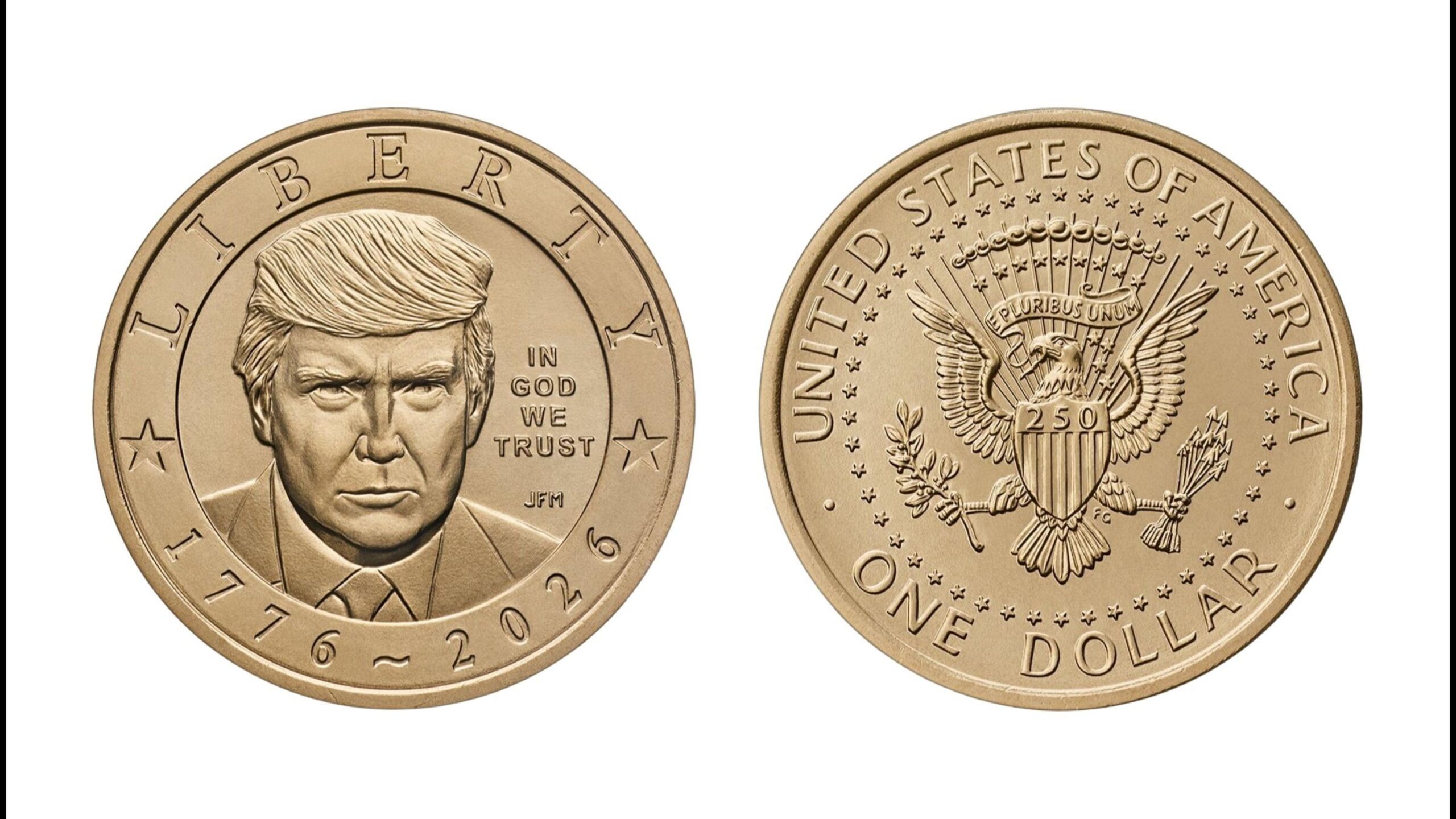 U.S. Mint to Start Producing $1 Coin Featuring Trump’s Face