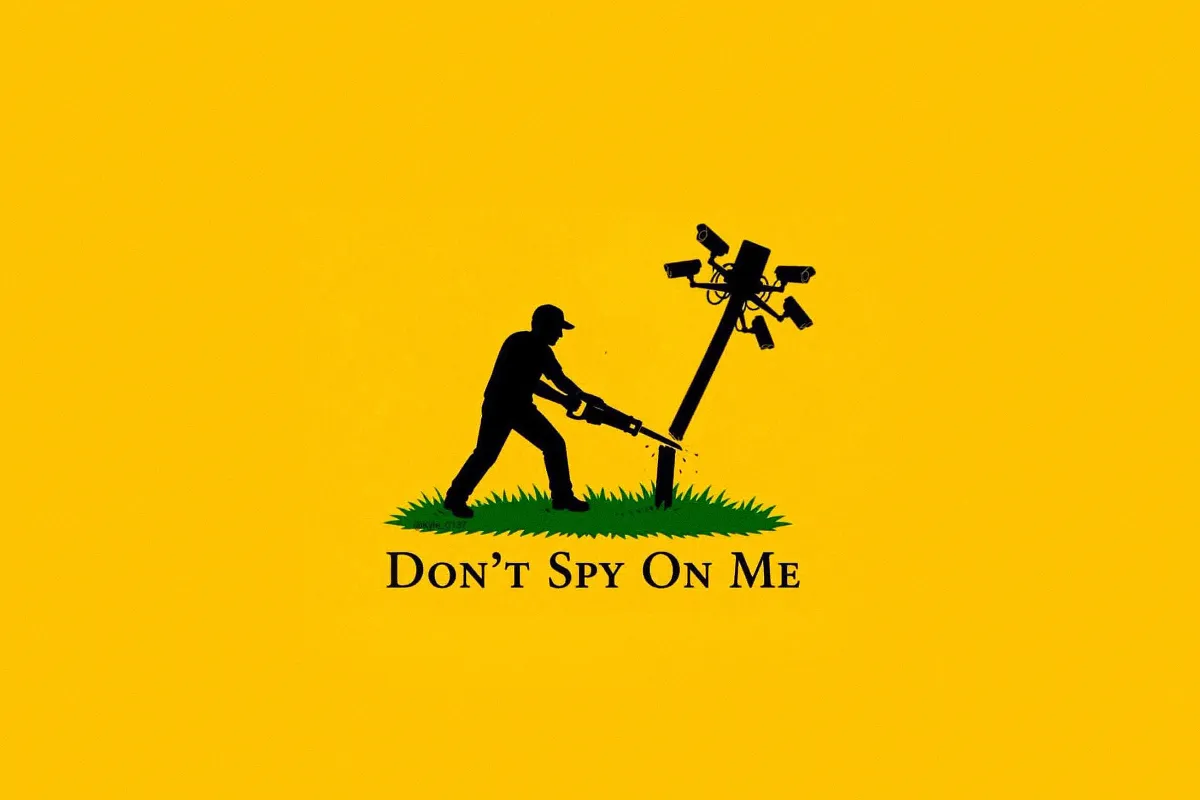 Redditors Are Celebrating the Cutting Down of Flock Surveillance Towers With Based Memes